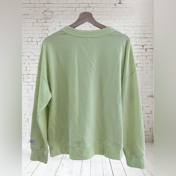 Calvin Klein Cropped Sweatshirt in Lemonade Size XL - Picture 5 of 6